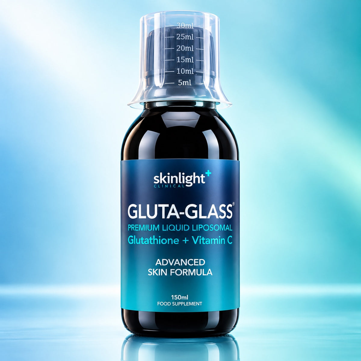 Skin Brightening Liposomal Glutathione & Vit C  Liquid - GLUTA-GLASS® - 150ml